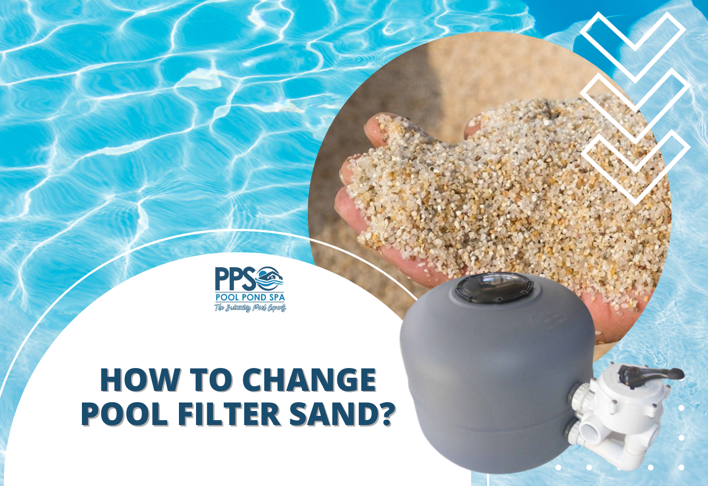 How to change pool filter sand